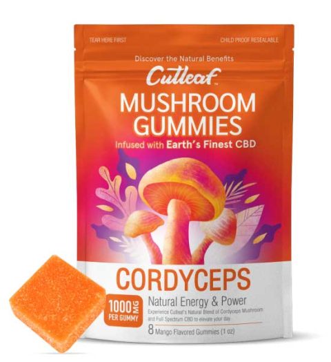 Cordyceps 1000MG Mushroom Gummies