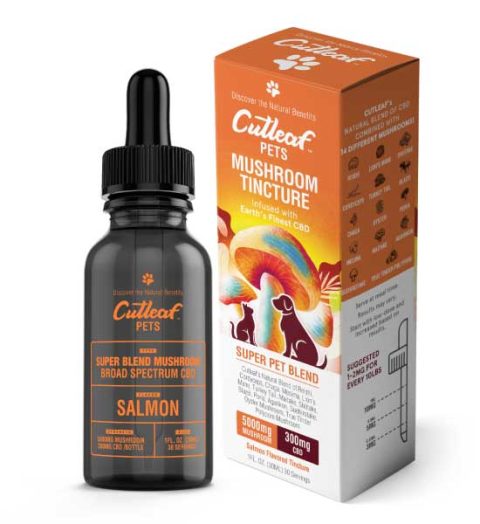 Salmon Pet Tincture 5000MG Mushroom 300MG CBD