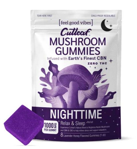 Nighttime 1000MG Mushroom Gummies Zero THC