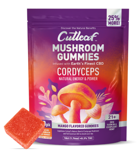Cordyceps 1000MG Mushroom Gummies