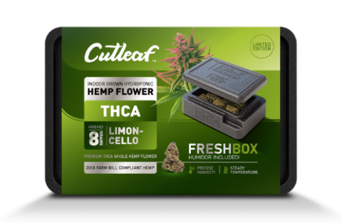 Limoncello 8G THCA Flowers + Cutleaf FreshBox
